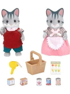Sylvanian Families-accessoires "Supermarkt Eigenaars" - Vanaf 3 Jaar -Gstar Kleding Winkel sylvanian families sylvanian families accessoires supermarkt eigenaars vanaf 3 jaar 2