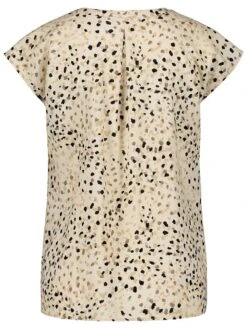 Taifun Blouse Zandkleurig/zwart -Gstar Kleding Winkel taifun blouse zandkleurig zwart 3