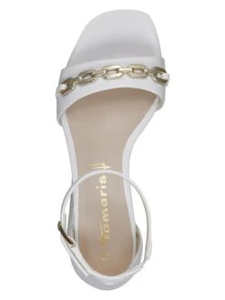 Tamaris Haksandalen Wit -Gstar Kleding Winkel tamaris haksandalen wit 3