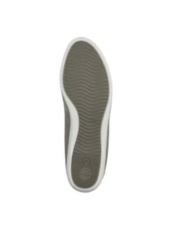 Tamaris Leren Ballerina's Kaki -Gstar Kleding Winkel tamaris leren ballerinas kaki 3