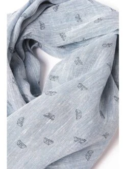 Linnen Sjaal Lichtblauw - (L)180 X (B)50 Cm -Gstar Kleding Winkel tatuum linnen sjaal lichtblauw l 180 x b 50 cm 1