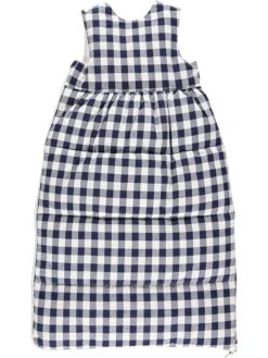 Dons-zomerslaapzak "Boerenruit" Donkerblauw/wit -Gstar Kleding Winkel tavolinchen dons zomerslaapzak boerenruit donkerblauw wit 1