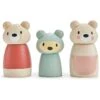 Tender Leaf Toys 3-delige Set: Speelfiguren "Familie Beer" - Vanaf 3 Jaar