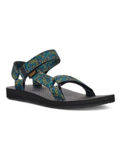 Teva Sandalen "Universal Wildflower" Turquoise/geel -Gstar Kleding Winkel teva sandalen universal wildflower turquoise geel 1