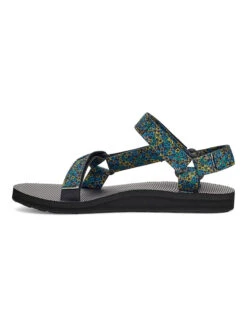 Teva Sandalen "Universal Wildflower" Turquoise/geel -Gstar Kleding Winkel teva sandalen universal wildflower turquoise geel 2