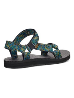 Teva Sandalen "Universal Wildflower" Turquoise/geel -Gstar Kleding Winkel teva sandalen universal wildflower turquoise geel 3