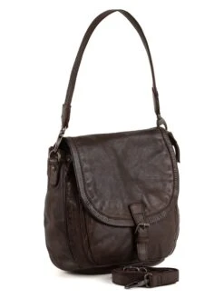 Leren Schoudertas Bruin - (B)24 X (H)24 X (D)9 Cm -Gstar Kleding Winkel the trend leren schoudertas bruin b 24 x h 24 x d 9 cm 1