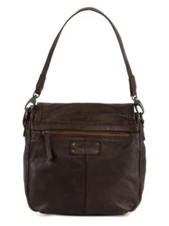 Leren Schoudertas Bruin - (B)24 X (H)24 X (D)9 Cm -Gstar Kleding Winkel the trend leren schoudertas bruin b 24 x h 24 x d 9 cm 2