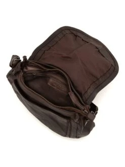 Leren Schoudertas Bruin - (B)24 X (H)24 X (D)9 Cm -Gstar Kleding Winkel the trend leren schoudertas bruin b 24 x h 24 x d 9 cm 3