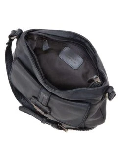 Leren Schoudertas Donkerblauw - (B)24 X (H)21 X (D)7 Cm -Gstar Kleding Winkel the trend leren schoudertas donkerblauw b 24 x h 21 x d 7 cm 3