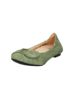 Think! Leren Ballerina's "Balla" Groen -Gstar Kleding Winkel think leren ballerinas balla groen 1