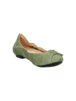 Think! Leren Ballerina's "Balla" Groen -Gstar Kleding Winkel think leren ballerinas balla groen 3
