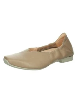 Think! Leren Ballerina's "Gaudi" Beige -Gstar Kleding Winkel think leren ballerinas gaudi beige 1