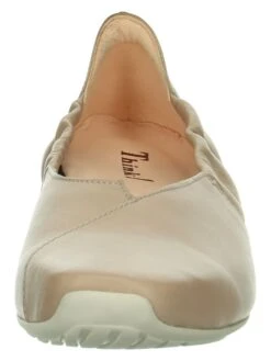 Think! Leren Ballerina's "Gaudi" Beige -Gstar Kleding Winkel think leren ballerinas gaudi beige 2