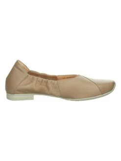 Think! Leren Ballerina's "Gaudi" Beige -Gstar Kleding Winkel think leren ballerinas gaudi beige 4