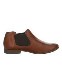 Think! Leren Chelseaboots "Guad2" Lichtbruin -Gstar Kleding Winkel think leren chelseaboots guad2 lichtbruin 1