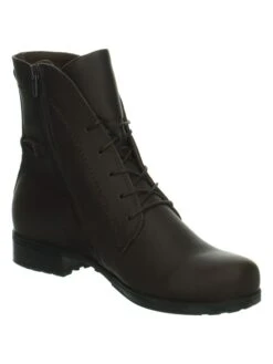 Think! Leren Enkellaarzen "Denk!" Bruin -Gstar Kleding Winkel think leren enkellaarzen denk bruin 1