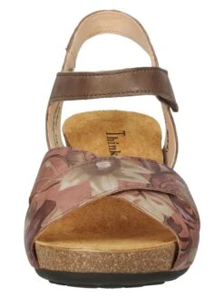 Think! Leren Haksandalen Oudroze -Gstar Kleding Winkel think leren haksandalen oudroze 3