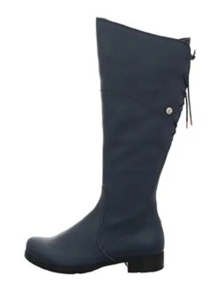 Think! Leren Laarzen "Denk!" Donkerblauw -Gstar Kleding Winkel think leren laarzen denk donkerblauw 1