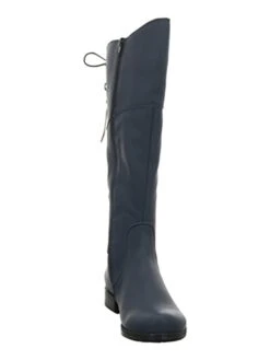 Think! Leren Laarzen "Denk!" Donkerblauw -Gstar Kleding Winkel think leren laarzen denk donkerblauw 2