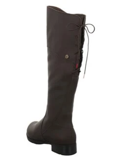 Think! Leren Laarzen "Denk!" Donkerbruin -Gstar Kleding Winkel think leren laarzen denk donkerbruin 4