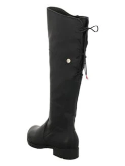 Think! Leren Laarzen "Denk!" Zwart -Gstar Kleding Winkel think leren laarzen denk zwart 4