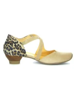 Think! Leren Pumps "Aida" Geel -Gstar Kleding Winkel think leren pumps aida geel 1