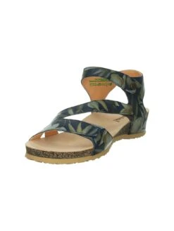 Think! Leren Sandalen "Dumia" Donkerblauw/groen -Gstar Kleding Winkel think leren sandalen dumia donkerblauw groen 1