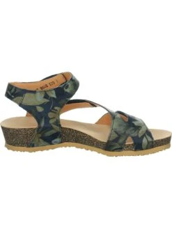 Think! Leren Sandalen "Dumia" Donkerblauw/groen -Gstar Kleding Winkel think leren sandalen dumia donkerblauw groen 4