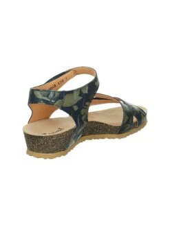 Think! Leren Sandalen "Dumia" Donkerblauw/groen -Gstar Kleding Winkel think leren sandalen dumia donkerblauw groen 5