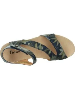 Think! Leren Sandalen "Dumia" Donkerblauw/groen -Gstar Kleding Winkel think leren sandalen dumia donkerblauw groen 7