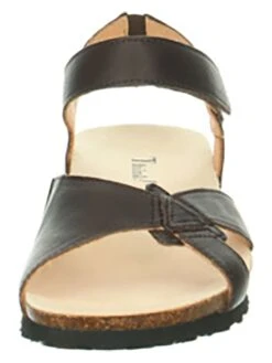 Think! Leren Sandalen "Julia" Bruin -Gstar Kleding Winkel think leren sandalen julia bruin 2