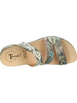 Think! Leren Slippers "Julia" Meerkleurig -Gstar Kleding Winkel think leren slippers julia meerkleurig 7