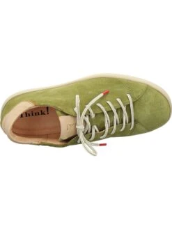 Think! Leren Sneakers "Joeking" Groen -Gstar Kleding Winkel think leren sneakers joeking groen 7