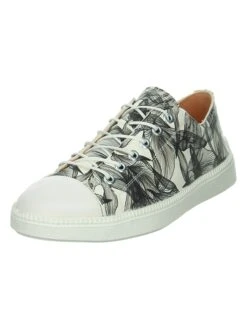 Think! Leren Sneakers "Turna" Zwart/wit -Gstar Kleding Winkel think leren sneakers turna zwart wit 1