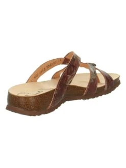 Think! Leren Teenslippers "Julia" Bruin/meerkleurig -Gstar Kleding Winkel think leren teenslippers julia bruin meerkleurig 5