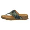 Think! Leren Teenslippers "Koak" Blauw/meerkleurig -Gstar Kleding Winkel think leren teenslippers koak blauw meerkleurig