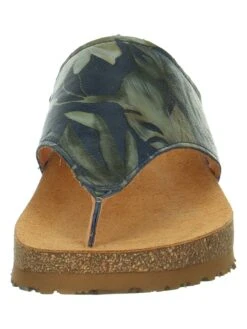 Think! Leren Teenslippers "Koak" Blauw/meerkleurig -Gstar Kleding Winkel think leren teenslippers koak blauw meerkleurig 2