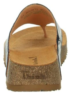 Think! Leren Teenslippers "Koak" Blauw/meerkleurig -Gstar Kleding Winkel think leren teenslippers koak blauw meerkleurig 6