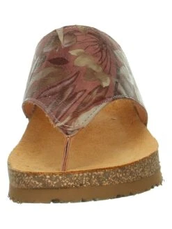 Think! Leren Teenslippers "Koak" Lichtbruin/meerkleurig -Gstar Kleding Winkel think leren teenslippers koak lichtbruin meerkleurig 2