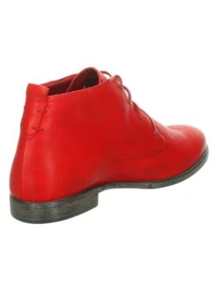 Think! Leren Veterschoenen "Agrat" Rood -Gstar Kleding Winkel think leren veterschoenen agrat rood 3