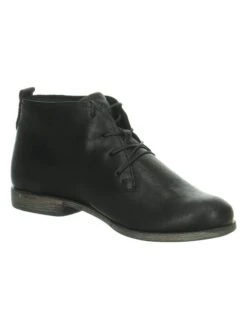 Think! Leren Veterschoenen "Agrat" Zwart -Gstar Kleding Winkel think leren veterschoenen agrat zwart 1