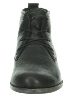 Think! Leren Veterschoenen "Agrat" Zwart -Gstar Kleding Winkel think leren veterschoenen agrat zwart 2