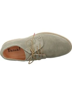 Think! Leren Veterschoenen "Civita" Kaki -Gstar Kleding Winkel think leren veterschoenen civita kaki 7