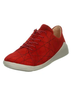 Think! Leren Veterschoenen "Duene" Rood -Gstar Kleding Winkel think leren veterschoenen duene rood 1