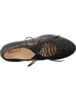 Think! Leren Veterschoenen "Guad" Zwart -Gstar Kleding Winkel think leren veterschoenen guad zwart 7