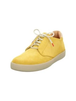 Think! Leren Veterschoenen "Joeking" Geel -Gstar Kleding Winkel think leren veterschoenen joeking geel 1