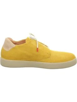 Think! Leren Veterschoenen "Joeking" Geel -Gstar Kleding Winkel think leren veterschoenen joeking geel 4