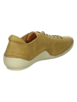 Think! Leren Veterschoenen "Kapsl" Geel -Gstar Kleding Winkel think leren veterschoenen kapsl geel 5