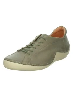 Think! Leren Veterschoenen "Kapsl" Kaki -Gstar Kleding Winkel think leren veterschoenen kapsl kaki 1